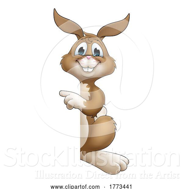 Vector Illustration of Easter Rabbit