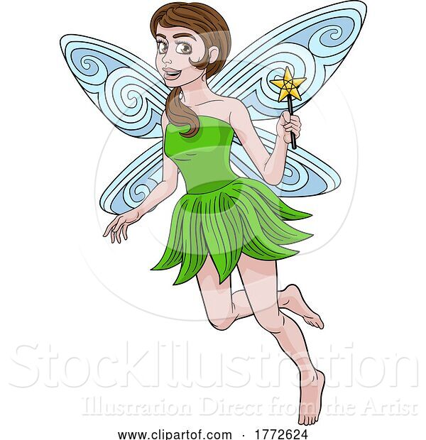 Vector Illustration of Fairy Illustration