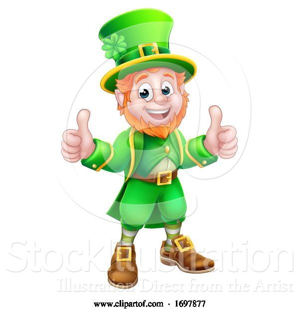 Vector Illustration of Leprechaun St Patricks Day Character