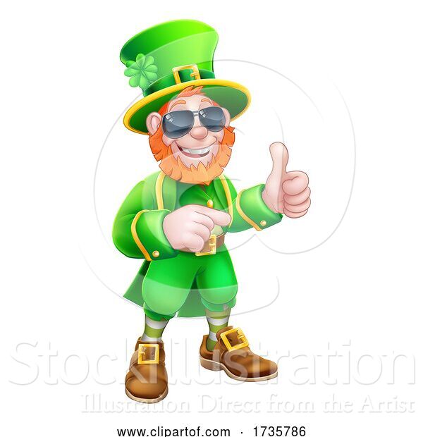 Vector Illustration of Leprechaun St Patricks Day Character