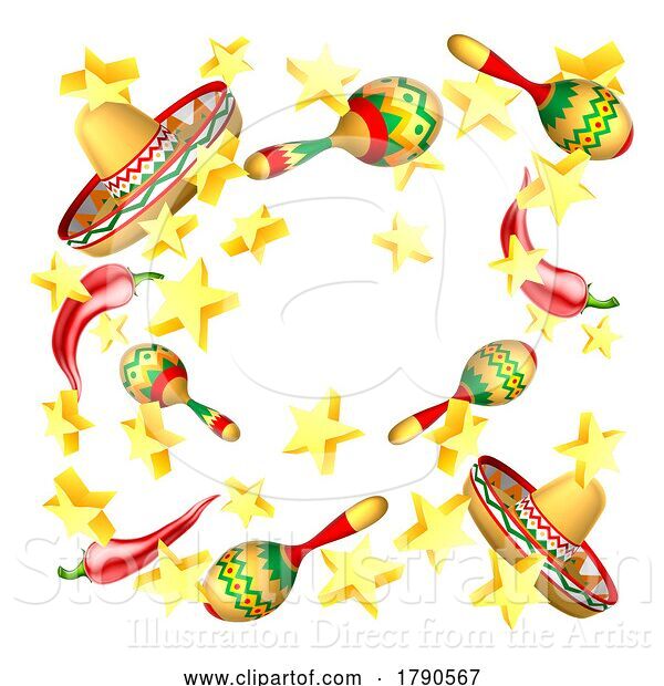 Vector Illustration of Mexican Cinco De Mayo Design