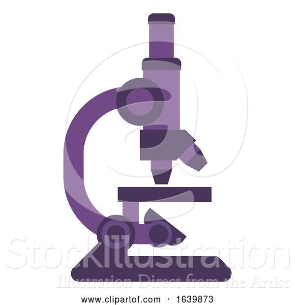 Vector Illustration of Microscope Icon