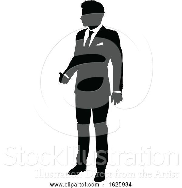 Vector Illustration of People Business Silhouettes