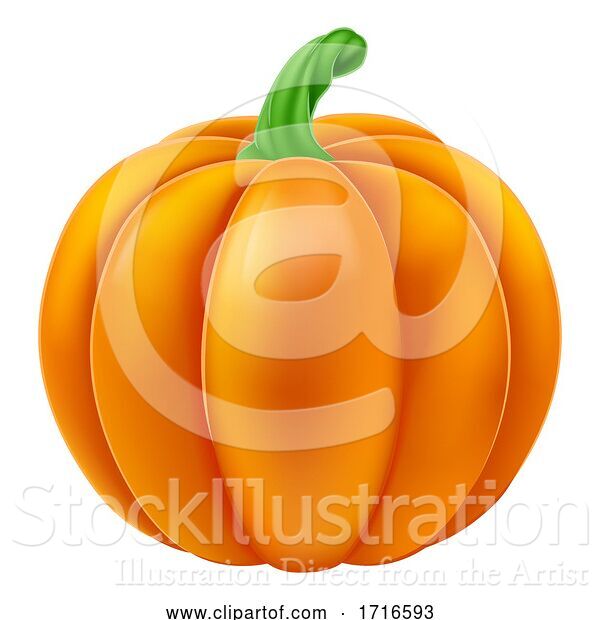 Vector Illustration of Pumpkin Halloween