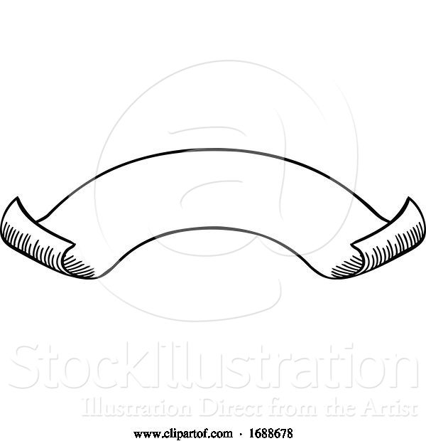 Vector Illustration of Scrolls Banners and Ribbons