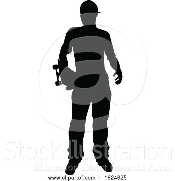 Vector Illustration of Silhouette Skater Skateboarder