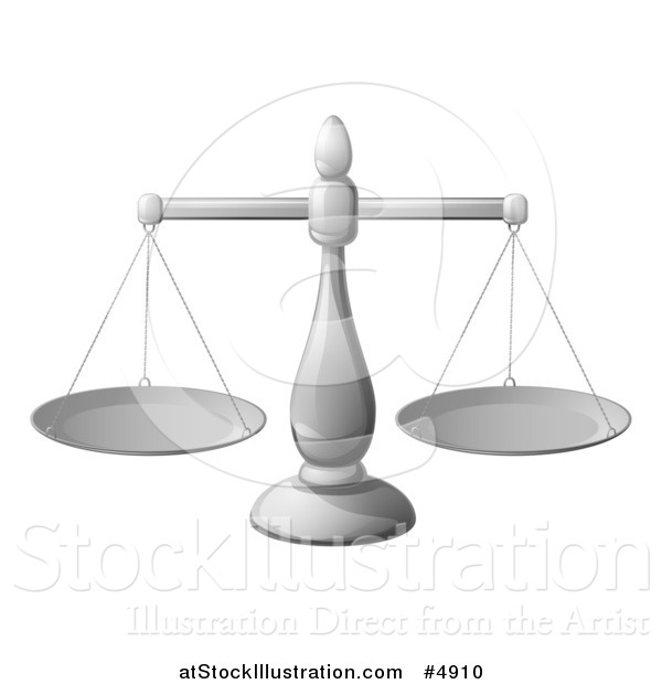 Vector Illustration of Silver Scales