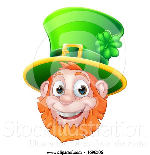 Vector Illustration of St Patricks Day Leprechaun