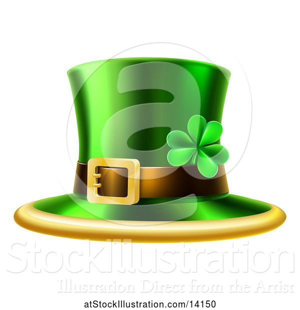 Vector Illustration of St Patricks Day Leprechaun Hat
