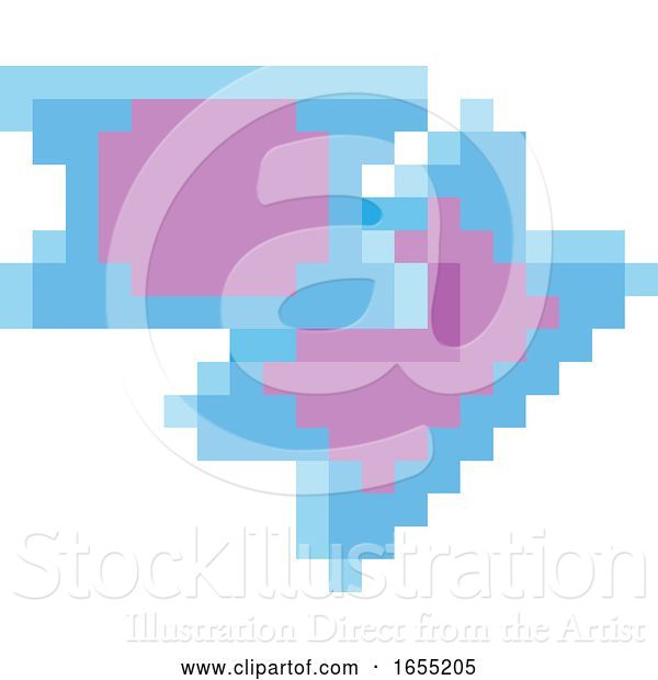 Vector Illustration of Tickets Pixel 8 Bit Video Game Art Icon