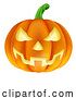 Illustration of Pumpkin Halloween Jack O Lantern by AtStockIllustration