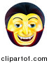 Vector Illustration of a 3d Yellow Smiley Emoji Emoticon Face by AtStockIllustration