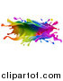 Vector Illustration of a Colorful Paint Splash by AtStockIllustration