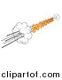 Vector Illustration of a Comic Styled Whoosh Speed Design Element by AtStockIllustration