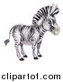 Vector Illustration of a Cute Zebra by AtStockIllustration