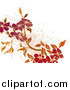 Vector Illustration of a Floral Grunge Background by AtStockIllustration