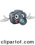 Vector Illustration of a Happy DSLR Camera Mascot by AtStockIllustration