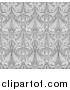 Vector Illustration of an Ornate Gray Seamless Islamic Pattern Background by AtStockIllustration