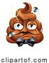 Vector Illustration of Arrogant Posh Snooty Poop Poo Emoticon Emoji Icon by AtStockIllustration