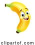 Vector Illustration of Banana Fruit Character Emoji Mascot by AtStockIllustration