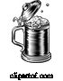 Vector Illustration of Beer Stein German Oktoberfest Pint Tankard Mug by AtStockIllustration
