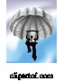Vector Illustration of Business Man Parachuting Concept by AtStockIllustration