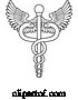 Vector Illustration of Caduceus Medical Doctor Symbol by AtStockIllustration