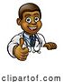 Vector Illustration of Cartoon Doctor Character Thumbs up by AtStockIllustration