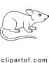 Vector Illustration of Cartoon Rat Chinese Zodiac Horoscope Animal Year Sign by AtStockIllustration