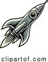 Vector Illustration of Cartoon Rocket by AtStockIllustration