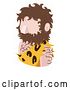 Vector Illustration of Caveman Avatar People Icon by AtStockIllustration