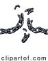 Vector Illustration of Chain Links Breaking Freedom Design by AtStockIllustration