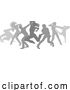 Vector Illustration of Dancers Silhouette Street Dance Poses Silhouettes by AtStockIllustration