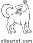 Vector Illustration of Dog Chinese Zodiac Horoscope Animal Year Sign by AtStockIllustration