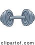 Vector Illustration of Dumb Bell Gym Weight Weightlifting Dumbbell Icon by AtStockIllustration