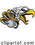 Vector Illustration of Eagle Hawk Golf Ball Sports Team Mascot by AtStockIllustration