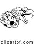 Vector Illustration of Eagle Hawk Soccer Football Team Mascot by AtStockIllustration