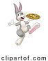 Vector Illustration of Easter Bunny Rabbit by AtStockIllustration