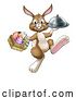 Vector Illustration of Easter Bunny Rabbit by AtStockIllustration