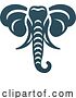 Vector Illustration of Elephant Design Safari Animal Icon Mascot Design by AtStockIllustration