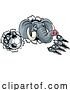 Vector Illustration of Elephant Soccer Football Ball Sports Animal Mascot by AtStockIllustration