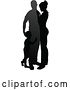 Vector Illustration of Family Detailed Silhouette by AtStockIllustration