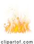 Vector Illustration of Fiery Fire Flame or Hot Flames Burning Concept by AtStockIllustration