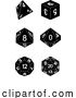 Vector Illustration of Game Dice Illustration Roleplaying Board Game Set by AtStockIllustration