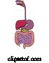 Vector Illustration of Gastrointestinal Tract Digestive Gut Diagram by AtStockIllustration