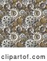 Vector Illustration of Gears and Cogs Seamless Machine Background by AtStockIllustration