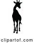 Vector Illustration of Giraffe Animal Silhouette by AtStockIllustration