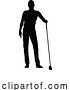 Vector Illustration of Golfer Golf Sports Person Silhouette by AtStockIllustration