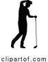 Vector Illustration of Golfer Golf Sports Person Silhouette by AtStockIllustration