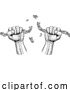 Vector Illustration of Hands Breaking Chain Links Freedom Design by AtStockIllustration